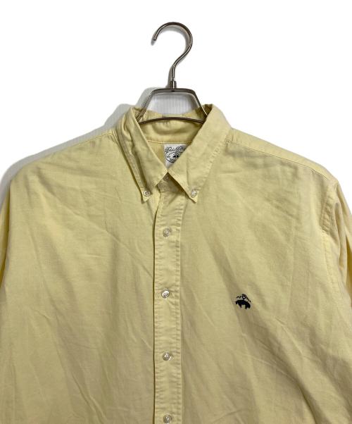 BROOKS BROTHERS（ブルックスブラザーズ）BROOKS BROTHERS (ブルックスブラザーズ) 【古着】ゴールデンフリース刺繍ボタンダウンシャツ　USA USA製 イエロー サイズ:Mの古着・服飾アイテム