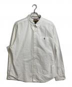 Rugby Ralph Laurenラグビーラルフローレン）の古着「ボタンダウンシャツ　コットンシャツ」｜ホワイト