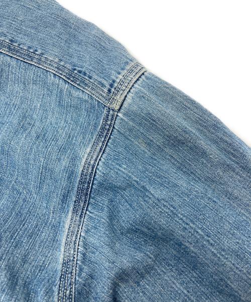POLO RALPH LAUREN（ポロ・ラルフローレン）POLO RALPH LAUREN (ポロ・ラルフローレン) デニムシャツ　コットンシャツ　ポニーなし スカイブルー サイズ:Lの古着・服飾アイテム