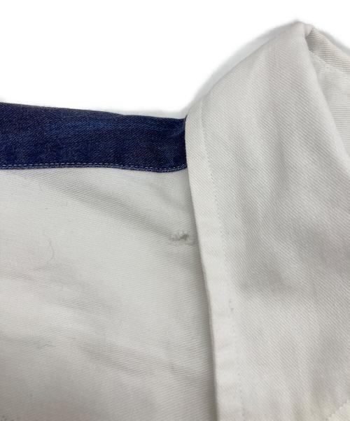 POLO RALPH LAUREN（ポロ・ラルフローレン）POLO RALPH LAUREN (ポロ・ラルフローレン) 【古着】手書きボーダーシャツ　コットンシャツ ネイビー×ホワイト サイズ:Mの古着・服飾アイテム