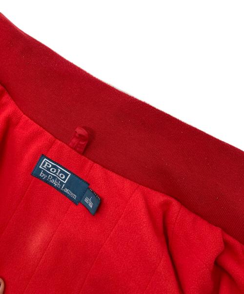 POLO RALPH LAUREN（ポロ・ラルフローレン）POLO RALPH LAUREN (ポロ・ラルフローレン) 裏フリースナイロンジャケット　アウター　 レッド サイズ:Lの古着・服飾アイテム