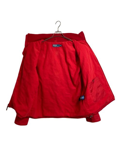 POLO RALPH LAUREN（ポロ・ラルフローレン）POLO RALPH LAUREN (ポロ・ラルフローレン) 裏フリースナイロンジャケット　アウター　 レッド サイズ:Lの古着・服飾アイテム