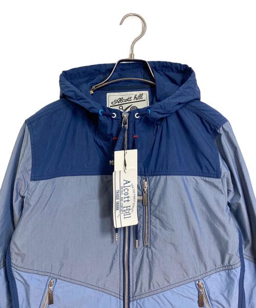 ALCOTT HILL（アルコットヒル）alcott hill (アルコットヒル) ナイロンジャケット ブルー サイズ:48の古着・服飾アイテム