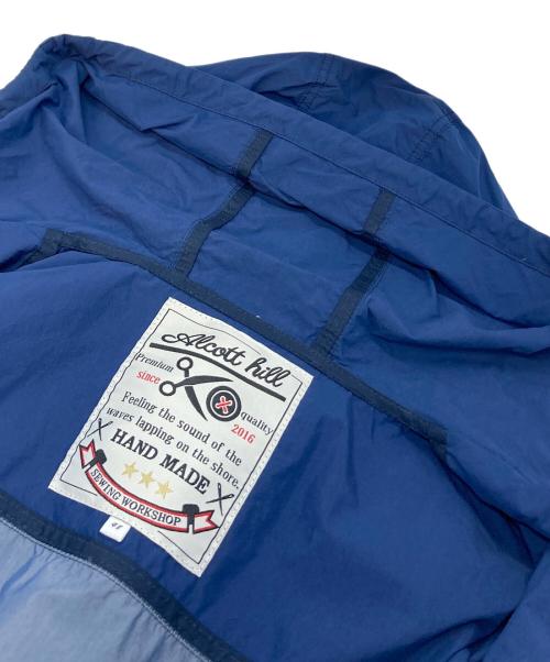 ALCOTT HILL（アルコットヒル）alcott hill (アルコットヒル) ナイロンジャケット ブルー サイズ:48の古着・服飾アイテム