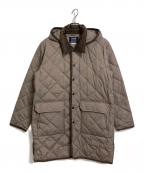 TAION×SHIPS anyタイオン×シップスエニィ）の古着「キルティングダウンコート」｜ブラウン