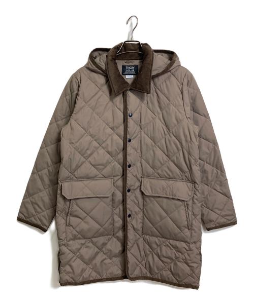 TAION（タイオン）TAION (タイオン) SHIPS any (シップスエニィ) キルティングダウンコート ブラウン サイズ:Mの古着・服飾アイテム