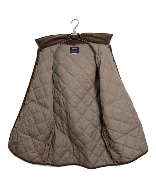 TAION（タイオン）TAION (タイオン) SHIPS any (シップスエニィ) キルティングダウンコート ブラウン サイズ:Mの古着・服飾アイテム