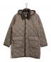 TAION（タイオン）の古着「キルティングダウンコート」｜ブラウン