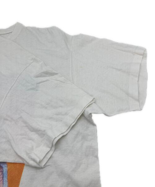 Hanes（ヘインズ）Hanes (ヘインズ) 【古着】USA製シングルステッチバンドTシャツ　コットンTシャツ ホワイト サイズ:XLの古着・服飾アイテム