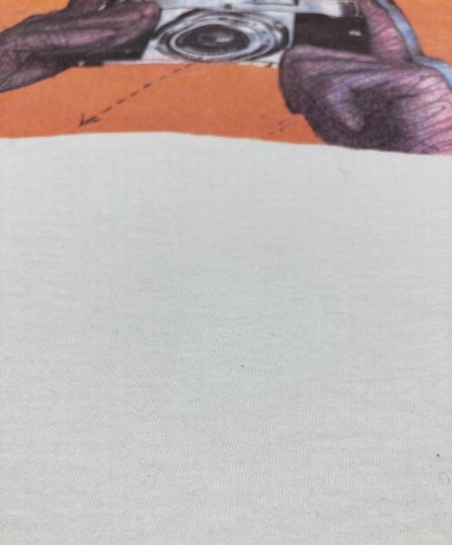 Hanes（ヘインズ）Hanes (ヘインズ) 【古着】USA製シングルステッチバンドTシャツ　コットンTシャツ ホワイト サイズ:XLの古着・服飾アイテム