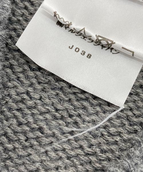 Maison Margiela（メゾンマルジェラ）Maison Margiela (メゾンマルジェラ) ウールリネンタバード ニットベスト 4ステッチ　22AW グレー サイズ:Sの古着・服飾アイテム