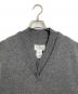 Maison Margiela (メゾンマルジェラ) ウールリネンタバード ニットベスト 4ステッチ　22AW グレー サイズ:S：23000円