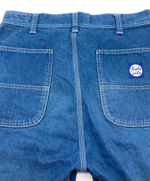 Trophy Clothing（トロフィークロージング）TROPHY CLOTHING (トロフィークロージング) ハーフパンツ　デニムハーフパンツ　日本製 ブルー サイズ:32の古着・服飾アイテム