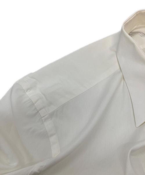PRADA（プラダ）PRADA (プラダ) シャツ　長袖シャツ　ナイロン混シャツ ホワイト サイズ:38／15の古着・服飾アイテム