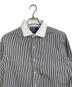 POLO RALPH LAUREN (ポロ・ラルフローレン) ストライプシャツ　コットンシャツ ブラック×ホワイト サイズ:41−84（実寸参照）：5000円