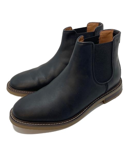 CLARKS（クラークス）CLARKS (クラークス) サイドゴアブーツ　ショートブーツ　レザーブーツ ブラック サイズ:US 7.5の古着・服飾アイテム