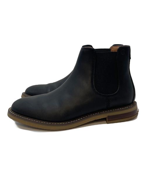 CLARKS（クラークス）CLARKS (クラークス) サイドゴアブーツ　ショートブーツ　レザーブーツ ブラック サイズ:US 7.5の古着・服飾アイテム