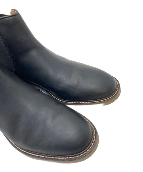 CLARKS（クラークス）CLARKS (クラークス) サイドゴアブーツ　ショートブーツ　レザーブーツ ブラック サイズ:US 7.5の古着・服飾アイテム