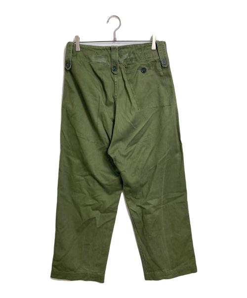 VINTAGE（ヴィンテージ）VINTAGE (ヴィンテージ) 【古着】ベルギー軍ミリタリーパンツ　 グリーン サイズ:7 （実寸参照）の古着・服飾アイテム