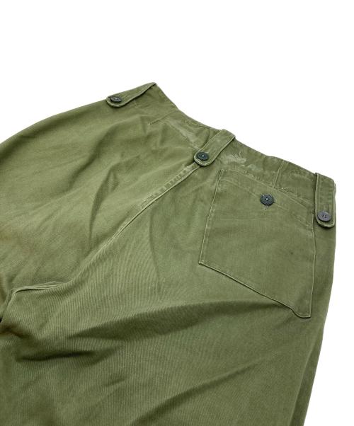 VINTAGE（ヴィンテージ）VINTAGE (ヴィンテージ) 【古着】ベルギー軍ミリタリーパンツ　 グリーン サイズ:7 （実寸参照）の古着・服飾アイテム