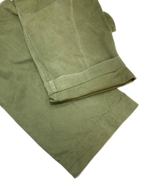 VINTAGE（ヴィンテージ）VINTAGE (ヴィンテージ) 【古着】ベルギー軍ミリタリーパンツ　 グリーン サイズ:7 （実寸参照）の古着・服飾アイテム