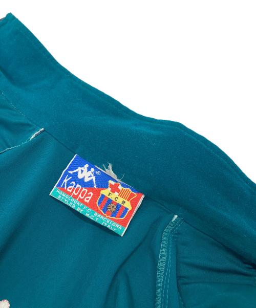 KAPPA（カッパ）Kappa (カッパ) 【古着】FCバルセロナ 90'sトラックジャケット　ラグランジャケット　90年代 グリーン サイズ:実寸参照の古着・服飾アイテム