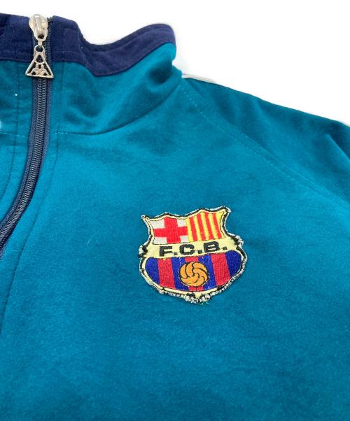 KAPPA（カッパ）Kappa (カッパ) 【古着】FCバルセロナ 90'sトラックジャケット　ラグランジャケット　90年代 グリーン サイズ:実寸参照の古着・服飾アイテム