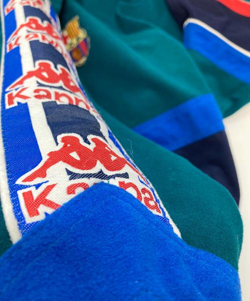 KAPPA（カッパ）Kappa (カッパ) 【古着】FCバルセロナ 90'sトラックジャケット　ラグランジャケット　90年代 グリーン サイズ:実寸参照の古着・服飾アイテム