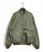 DEUXIEME CLASSEドゥーズィエム クラス）の古着「ミリタリーブルゾン　MA−1  ライトアウター」｜グリーン