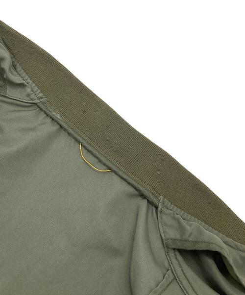 DEUXIEME CLASSE（ドゥーズィエム クラス）DEUXIEME CLASSE (ドゥーズィエム クラス) ミリタリーブルゾン　MA−1  ライトアウター グリーン サイズ:実寸参照の古着・服飾アイテム