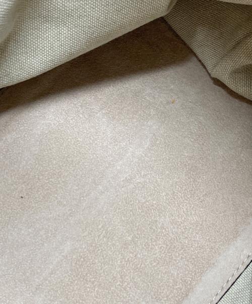 IACUCCI（イアクッチ）IACUCCI (イアクッチ) ソルベット L CORDURA/RUGA トートバッグ　イタリア製 ベージュ×ブラック サイズ:実寸参照の古着・服飾アイテム