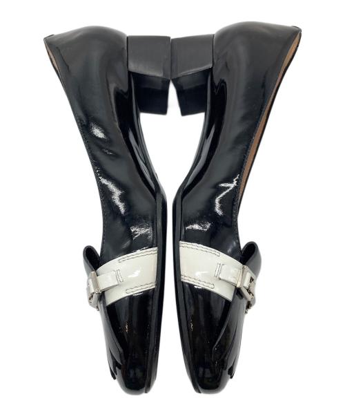 TOD'S（トッズ）TOD'S (トッズ) パテントレザーローファー　ローヒールパンプス ブラック サイズ:EU37の古着・服飾アイテム