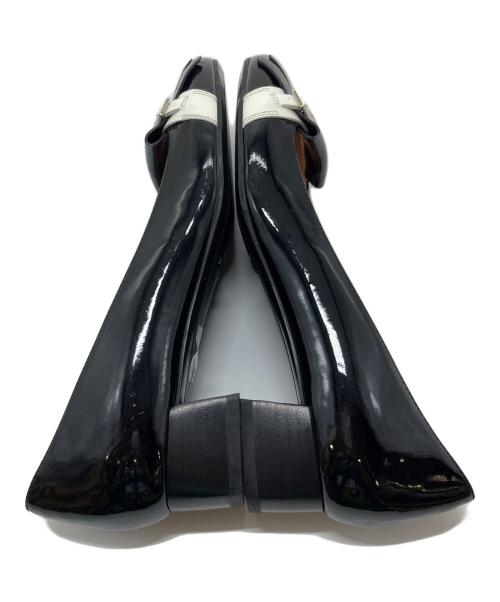TOD'S（トッズ）TOD'S (トッズ) パテントレザーローファー　ローヒールパンプス ブラック サイズ:EU37の古着・服飾アイテム