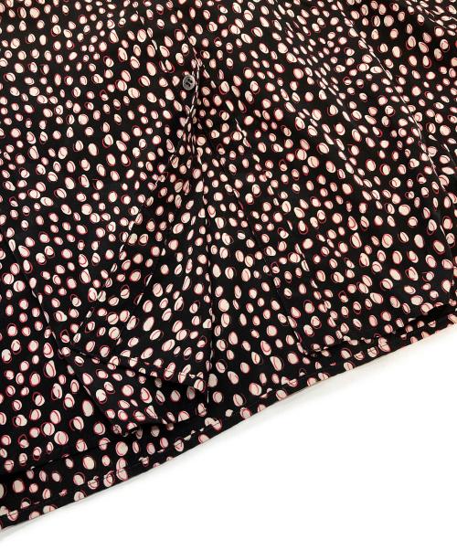 SOEJU（ソージュ）SOEJU (ソージュ) レオパード柄ワンピース　ラグランワンピース ブラック×レッド サイズ:FREEの古着・服飾アイテム