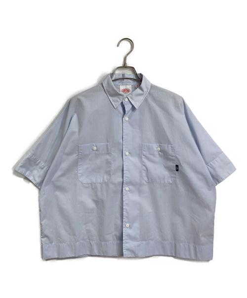 DANTON（ダントン）DANTON (ダントン) Cポプリン ショート ワークシャツ スカイブルー サイズ:36の古着・服飾アイテム
