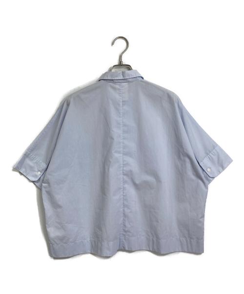 DANTON（ダントン）DANTON (ダントン) Cポプリン ショート ワークシャツ スカイブルー サイズ:36の古着・服飾アイテム