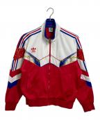 adidasアディダス）の古着「【古着】90’Sトラックジャケット　90年代　デザント期」｜レッド×ホワイト