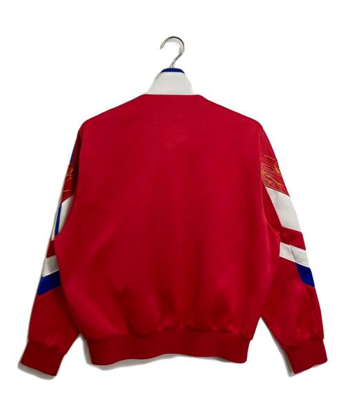 adidas（アディダス）adidas (アディダス) 【古着】90’Sトラックジャケット　90年代　デザント期 レッド×ホワイト サイズ:Oの古着・服飾アイテム
