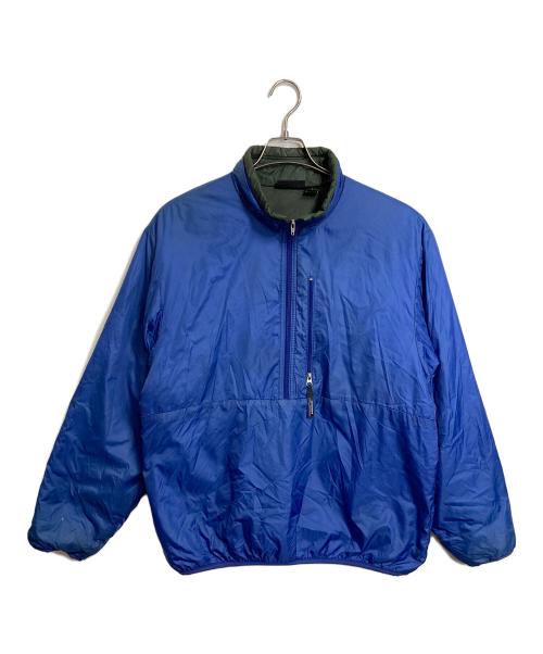 Patagonia（パタゴニア）Patagonia (パタゴニア) 【古着】90’S パフボール  プルオーバー　90年代　USA製 ブルー×オリーブ サイズ:Lの古着・服飾アイテム