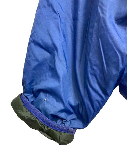 Patagonia（パタゴニア）Patagonia (パタゴニア) 【古着】90’S パフボール  プルオーバー　90年代　USA製 ブルー×オリーブ サイズ:Lの古着・服飾アイテム