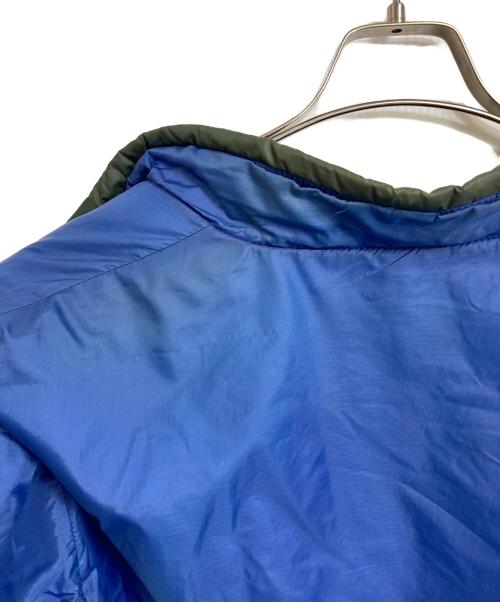 Patagonia（パタゴニア）Patagonia (パタゴニア) 【古着】90’S パフボール  プルオーバー　90年代　USA製 ブルー×オリーブ サイズ:Lの古着・服飾アイテム