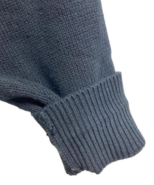 COMME des GARCONS HOMME（コムデギャルソン オム）COMME des GARCONS HOMME (コムデギャルソン オム) ラインカーディガン　コットンカーディガン　田中オム 銀タグ　日本製 ネイビー サイズ:実寸参照の古着・服飾アイテム