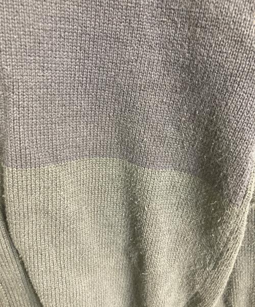 COMME des GARCONS HOMME（コムデギャルソン オム）COMME des GARCONS HOMME (コムデギャルソン オム) ラインカーディガン　コットンカーディガン　田中オム 銀タグ　日本製 ネイビー サイズ:実寸参照の古着・服飾アイテム