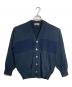 COMME des GARCONS HOMME（コムデギャルソン オム）の古着「ラインカーディガン　コットンカーディガン　田中オム 銀タグ　日本製」｜ネイビー