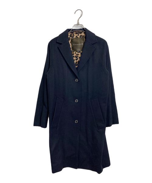 MACKINTOSH（マッキントッシュ）MACKINTOSH (マッキントッシュ) 裏レオパードウールチェスターコート ネイビー サイズ:34の古着・服飾アイテム