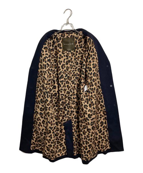 MACKINTOSH（マッキントッシュ）MACKINTOSH (マッキントッシュ) 裏レオパードウールチェスターコート ネイビー サイズ:34の古着・服飾アイテム
