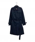 MACKINTOSH PHILOSOPHYマッキントッシュ フィロソフィー）の古着「トレンチコート　ライトアウター　ロングコート」｜ネイビー