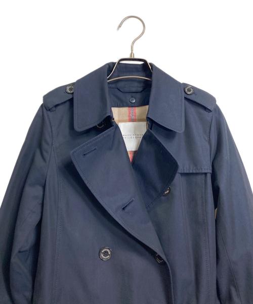 MACKINTOSH PHILOSOPHY（マッキントッシュ フィロソフィー）MACKINTOSH PHILOSOPHY (マッキントッシュ フィロソフィー) トレンチコート　ライトアウター　ロングコート ネイビー サイズ:36の古着・服飾アイテム