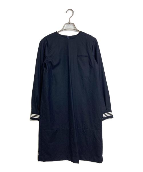 HYKE（ハイク）HYKE (ハイク) ウール プルオーバー ワンピース ネイビー サイズ:1の古着・服飾アイテム