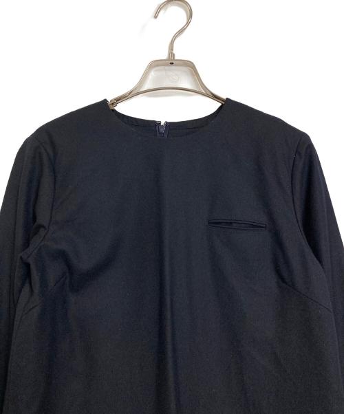 HYKE（ハイク）HYKE (ハイク) ウール プルオーバー ワンピース ネイビー サイズ:1の古着・服飾アイテム